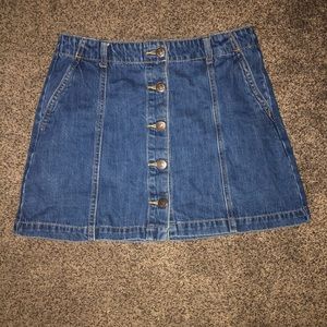 Denim Mini Skirt
